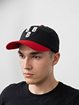 Бейсболка AMERICAN NEEDLE арт. 43027A-BBB Birmingham Black Barons Ballpark NL (черный / красный)
